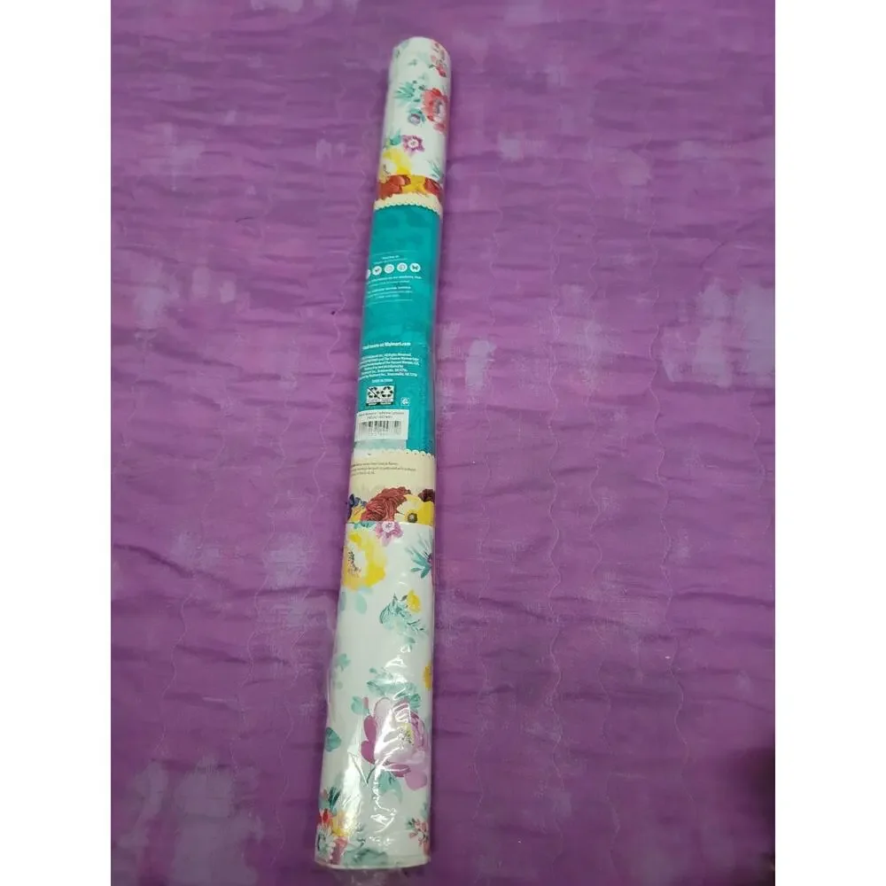 Pioneer Woman Flea Market Adhesive Laminate Farmhouse Liner 12 Ft Floral New